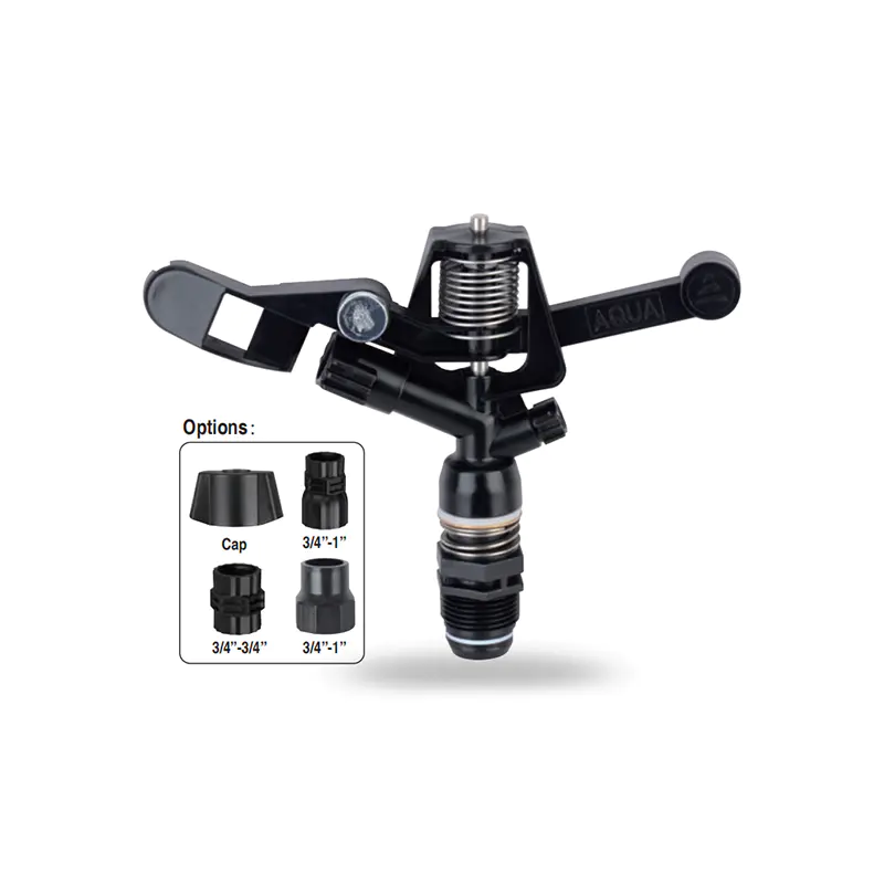 DC-S33 Landbouwirrigatiesysteem Hoge kwaliteit volledige cirkel dubbele sproeiers Impact Sprinkler voor landbouwirrigatie